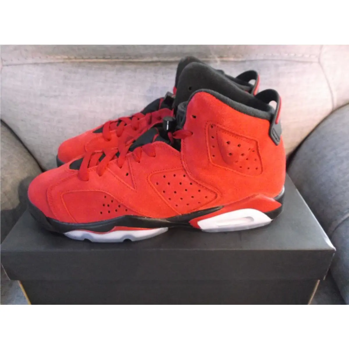Nike shoes - Air Jordan 6 - Air - 384665-600 - Red (UPC: 196604416757) 2