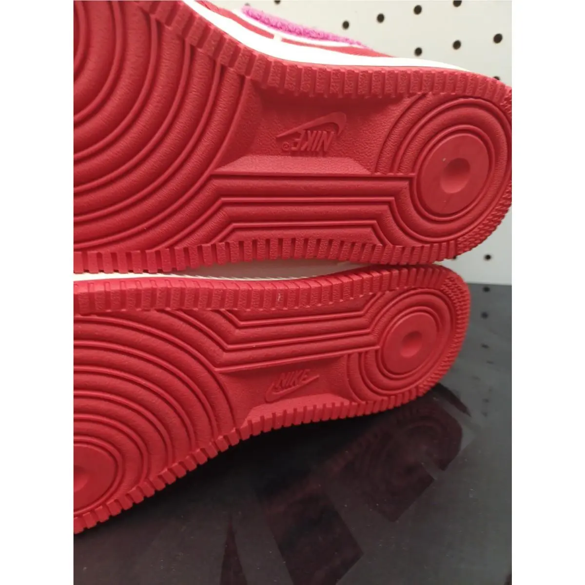 Nike shoes - Nike Air Force 1 High - Red / Sail / Pink 13