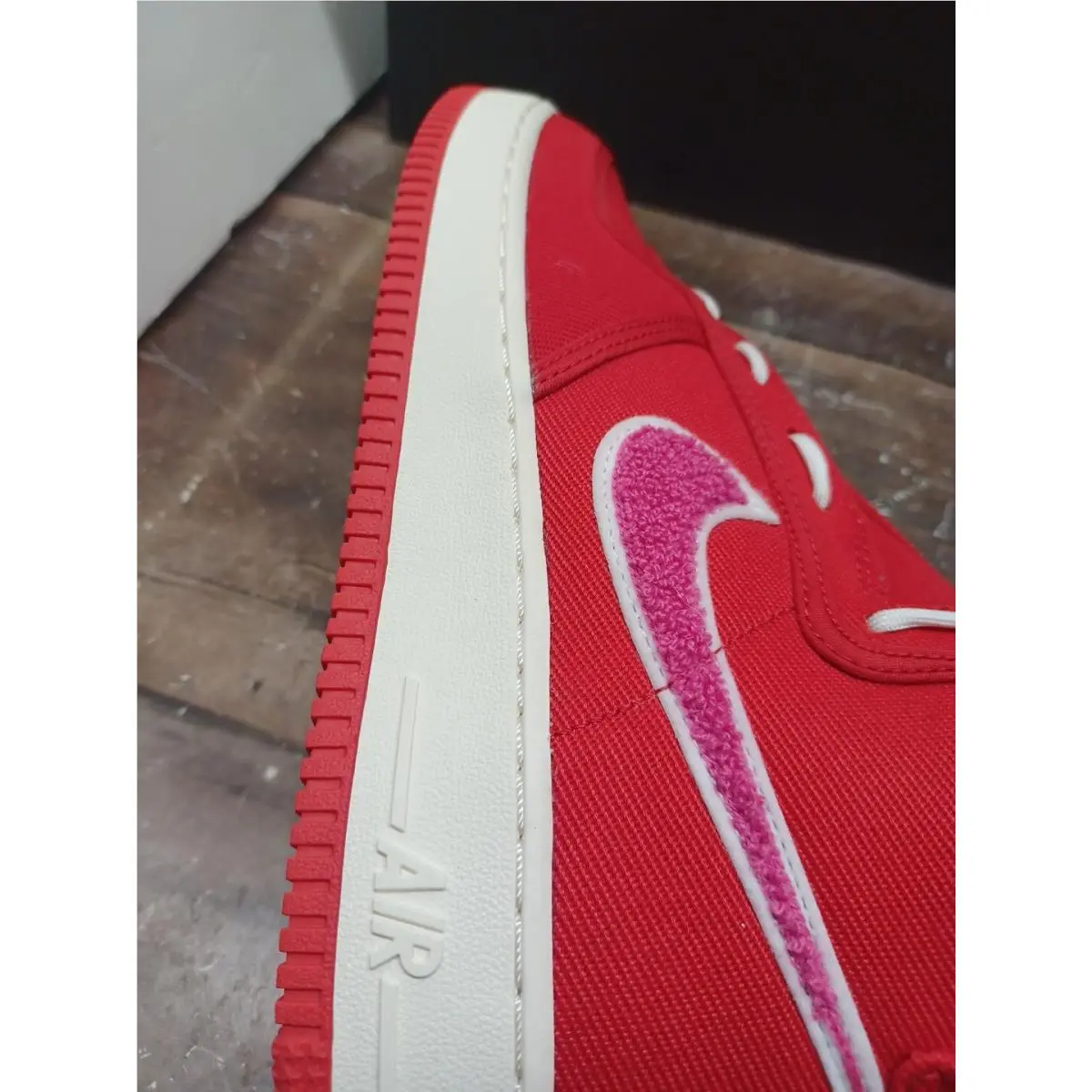 Nike shoes - Nike Air Force 1 High - Red / Sail / Pink 5