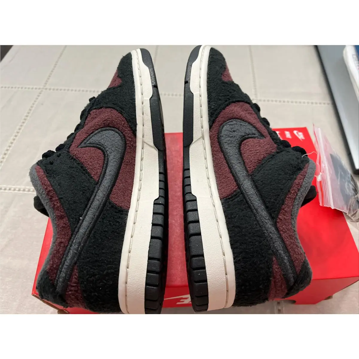 Nike shoes - Nike Dunk Low - Dunk Low - DQ7579-600 - Burgundy Crush/Black/White 9