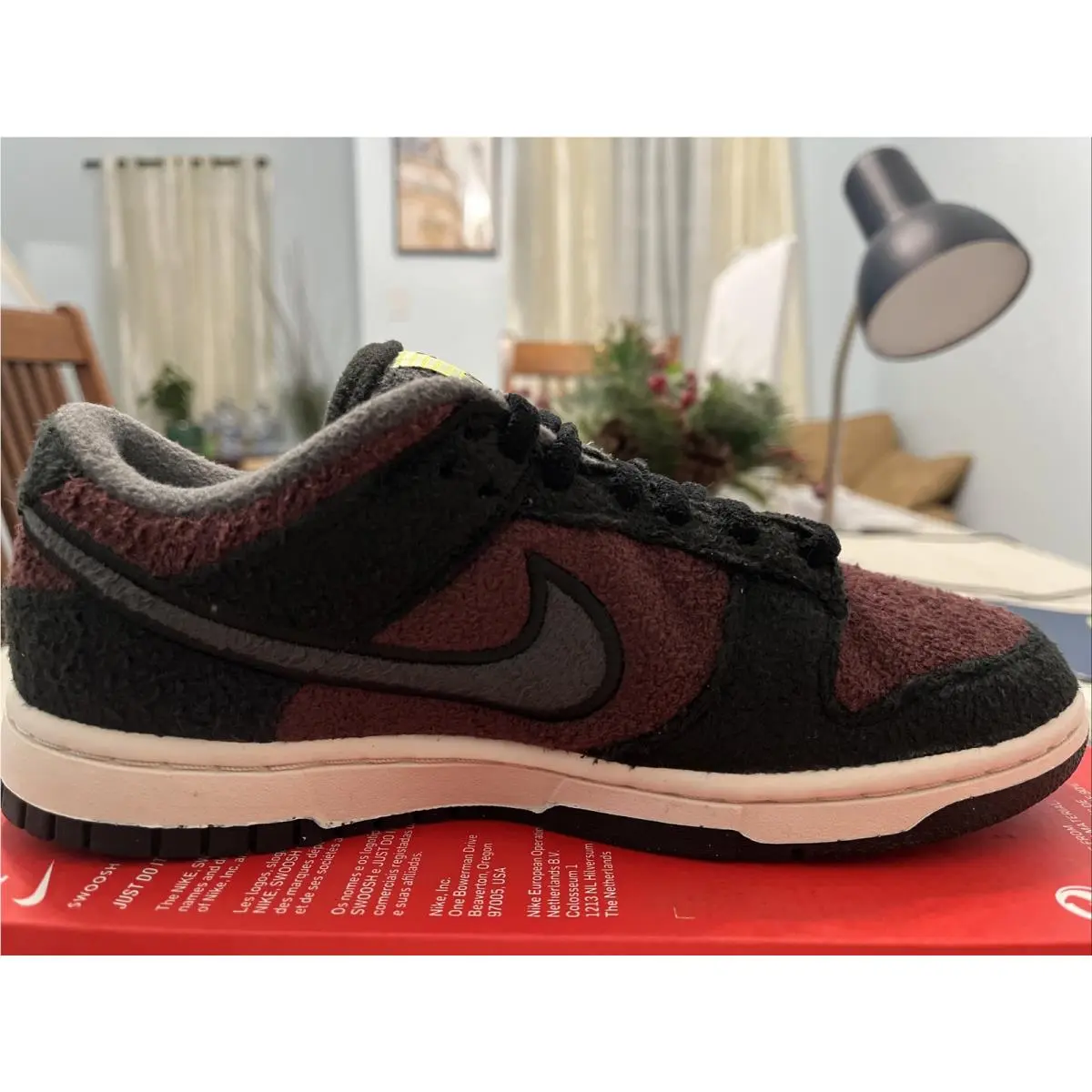 Nike shoes - Nike Dunk Low - Dunk Low - DQ7579-600 - Burgundy Crush/Black/White 1