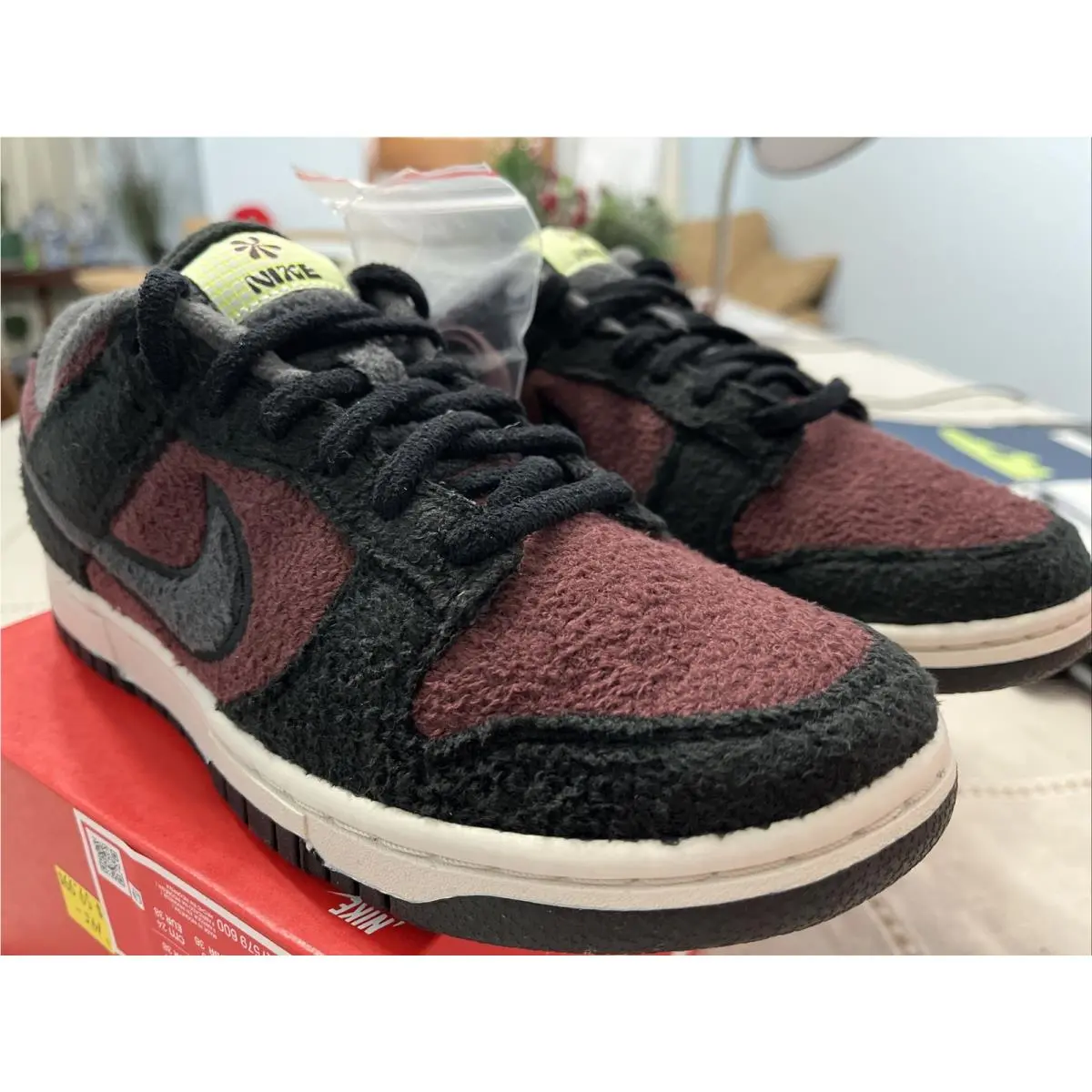 Nike shoes - Nike Dunk Low - Dunk Low - DQ7579-600 - Burgundy Crush/Black/White 4