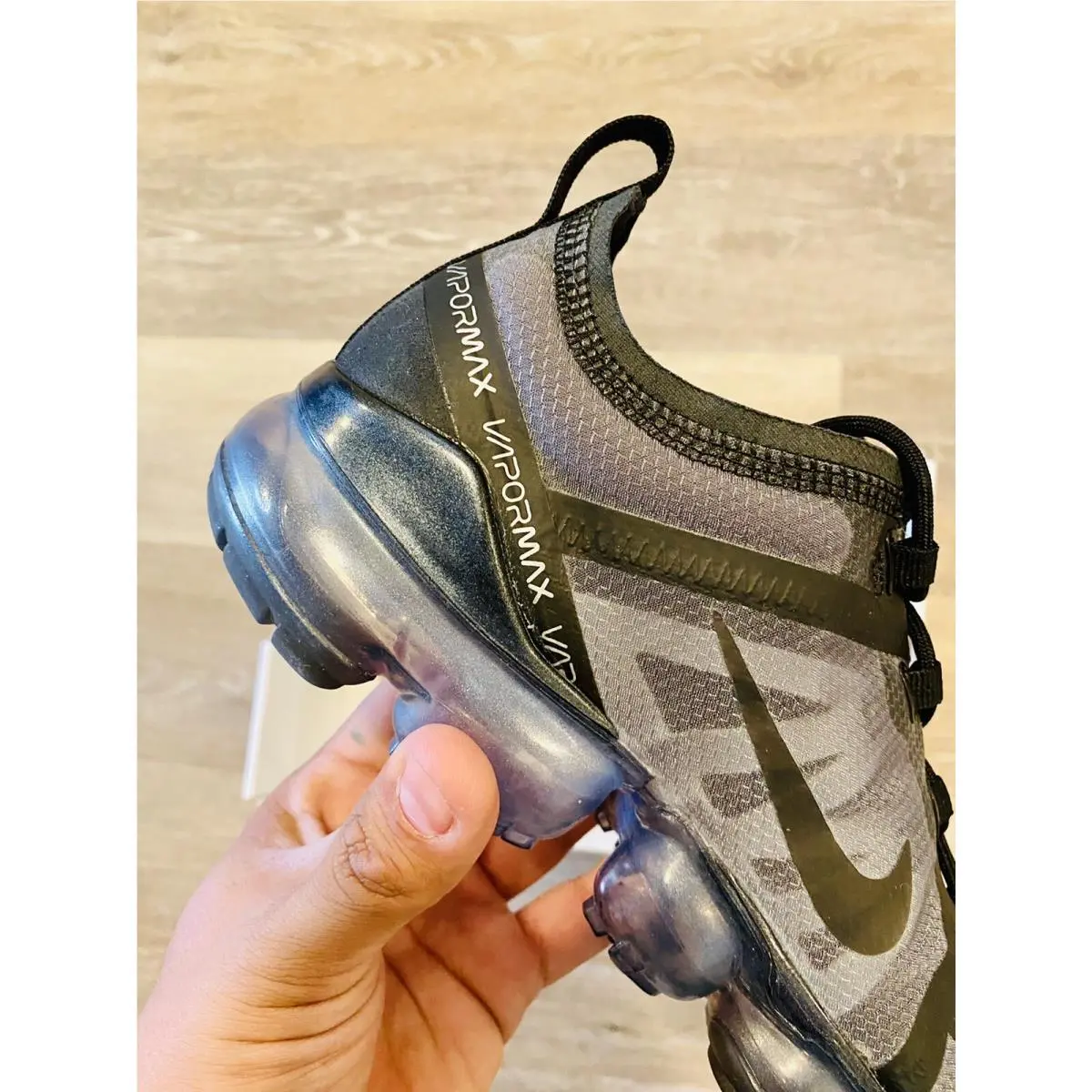 Nike shoes - Nike Air Vapormax 2019 - Air Vapormax - AR6632-002 - Ghost Black (UPC: 886736209111) 8