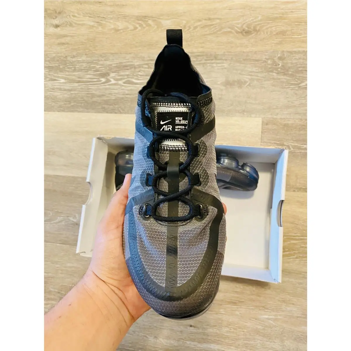 Nike shoes - Nike Air Vapormax 2019 - Air Vapormax - AR6632-002 - Ghost Black (UPC: 886736209111) 4
