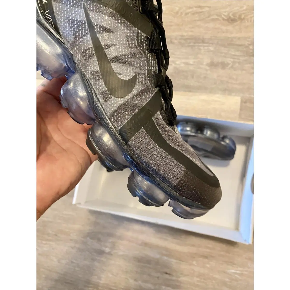 Nike shoes - Nike Air Vapormax 2019 - Air Vapormax - AR6632-002 - Ghost Black (UPC: 886736209111) 7