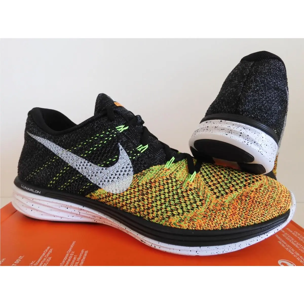 Nike shoes - Nike Flyknit Lunar - Flyknit Lunar - Black (UPC: 091204457462) 0