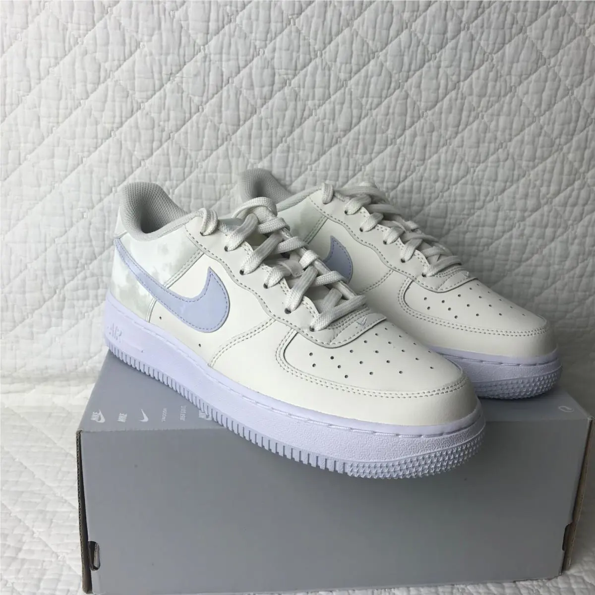 Nike shoes - Nike Air Force 1 GS - CT3839-110 - pale Ivory /Football Grey 8