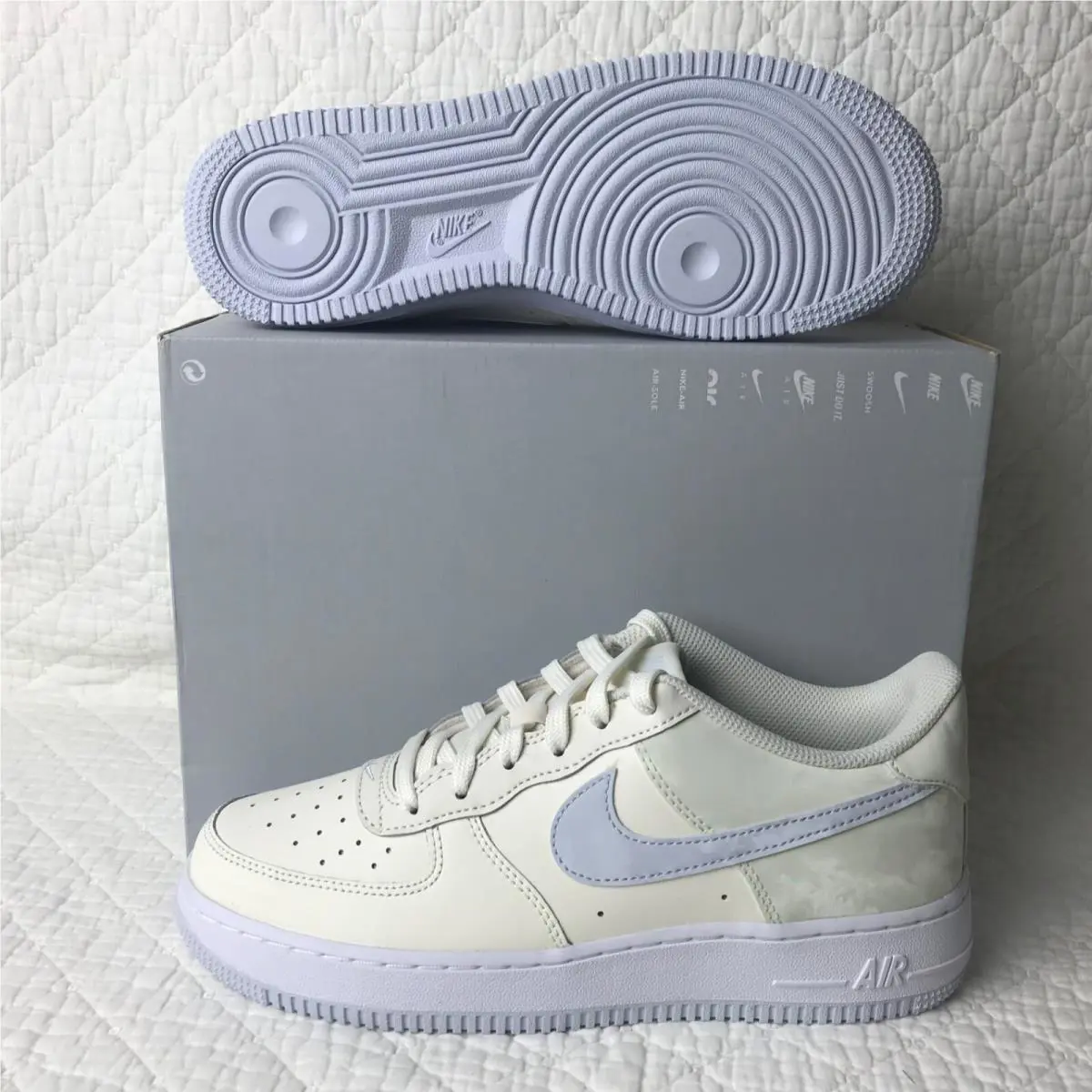 Nike shoes - Nike Air Force 1 GS - CT3839-110 - pale Ivory /Football Grey 2
