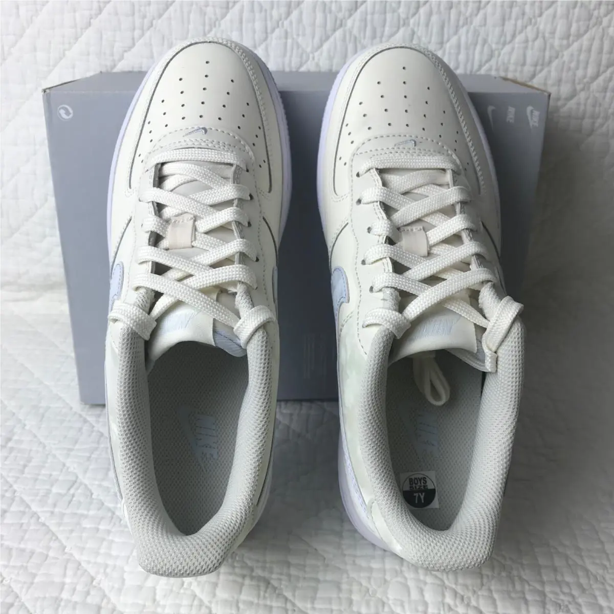 Nike shoes - Nike Air Force 1 GS - CT3839-110 - pale Ivory /Football Grey 4