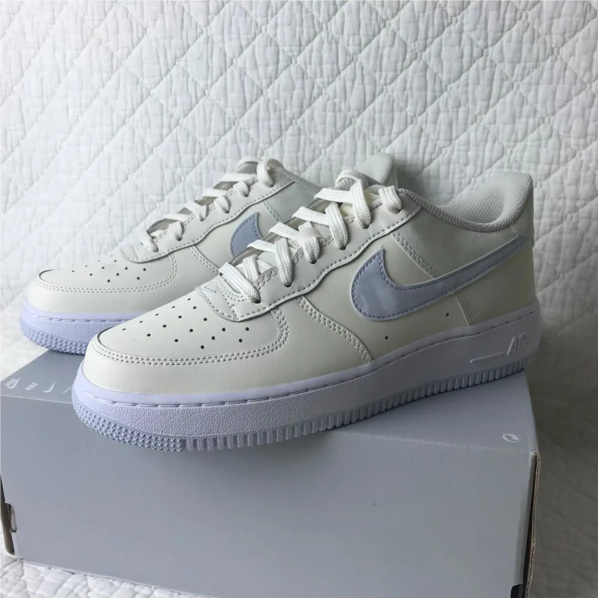 Nike shoes - Nike Air Force 1 GS - CT3839-110 - pale Ivory /Football Grey 7