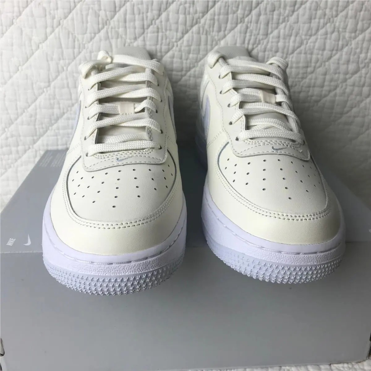 Nike shoes - Nike Air Force 1 GS - CT3839-110 - pale Ivory /Football Grey 6