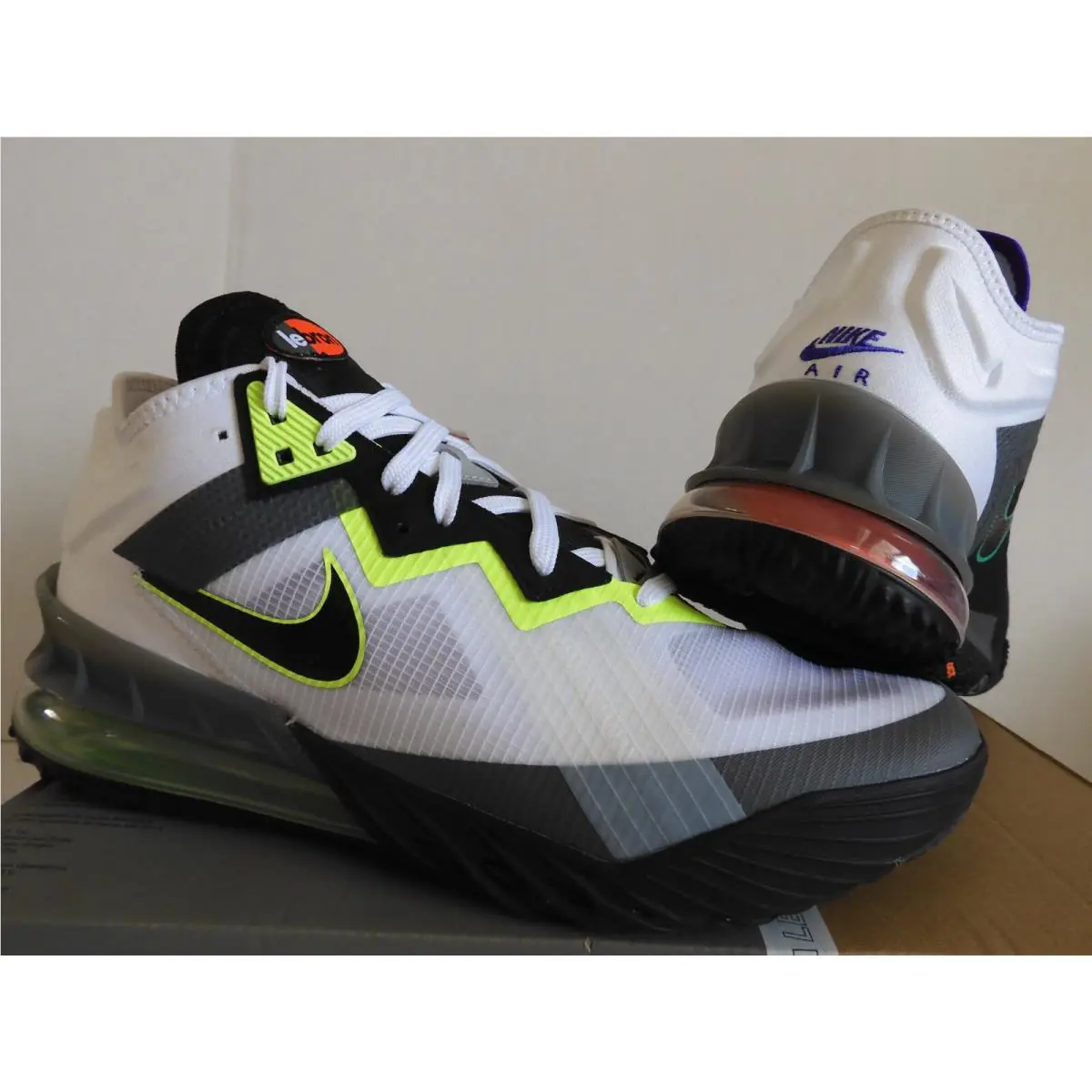 Nike shoes - Nike LeBron 18 - LeBron - White (UPC: 194957372829) 0
