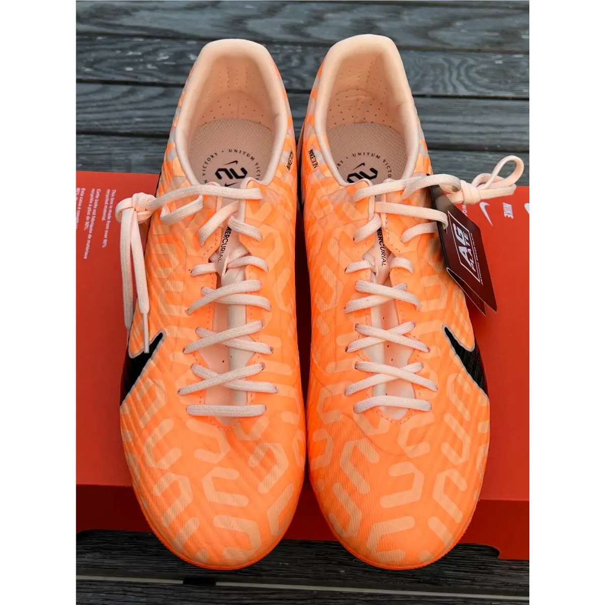 Nike shoes - Nike Zoom Mercurial Vapor 15 Academy WC - dz3473-800 - GUAVA ICE/BLACK 5