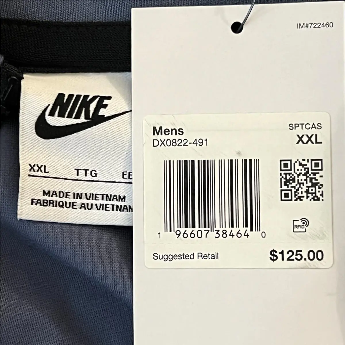 Nike clothing - DX0822-491 - DX0822-491 - Blue (UPC: 196607384640) 1