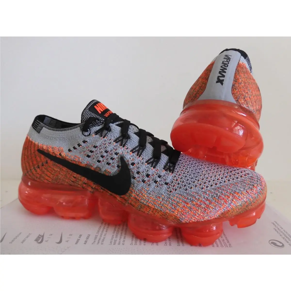Nike shoes - Nike Air VaporMax Flyknit - Air VaporMax Flyknit - 849557-026 - Grey (UPC: 685068777486) 0