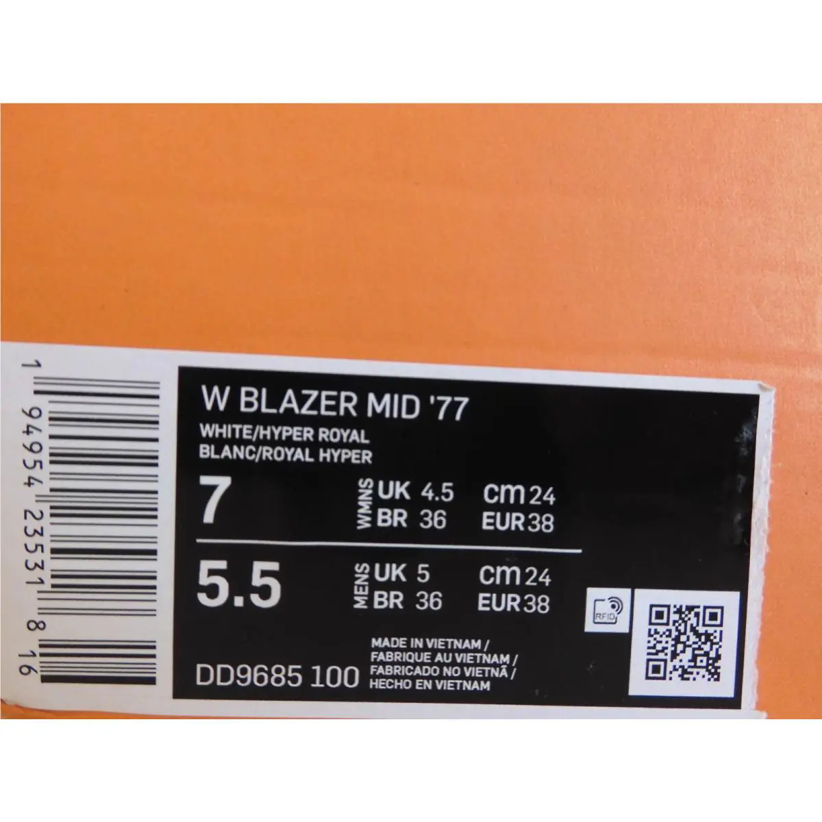 Nike shoes - Nike Blazer 77 - Blazer - White (UPC: 194954235318) 3
