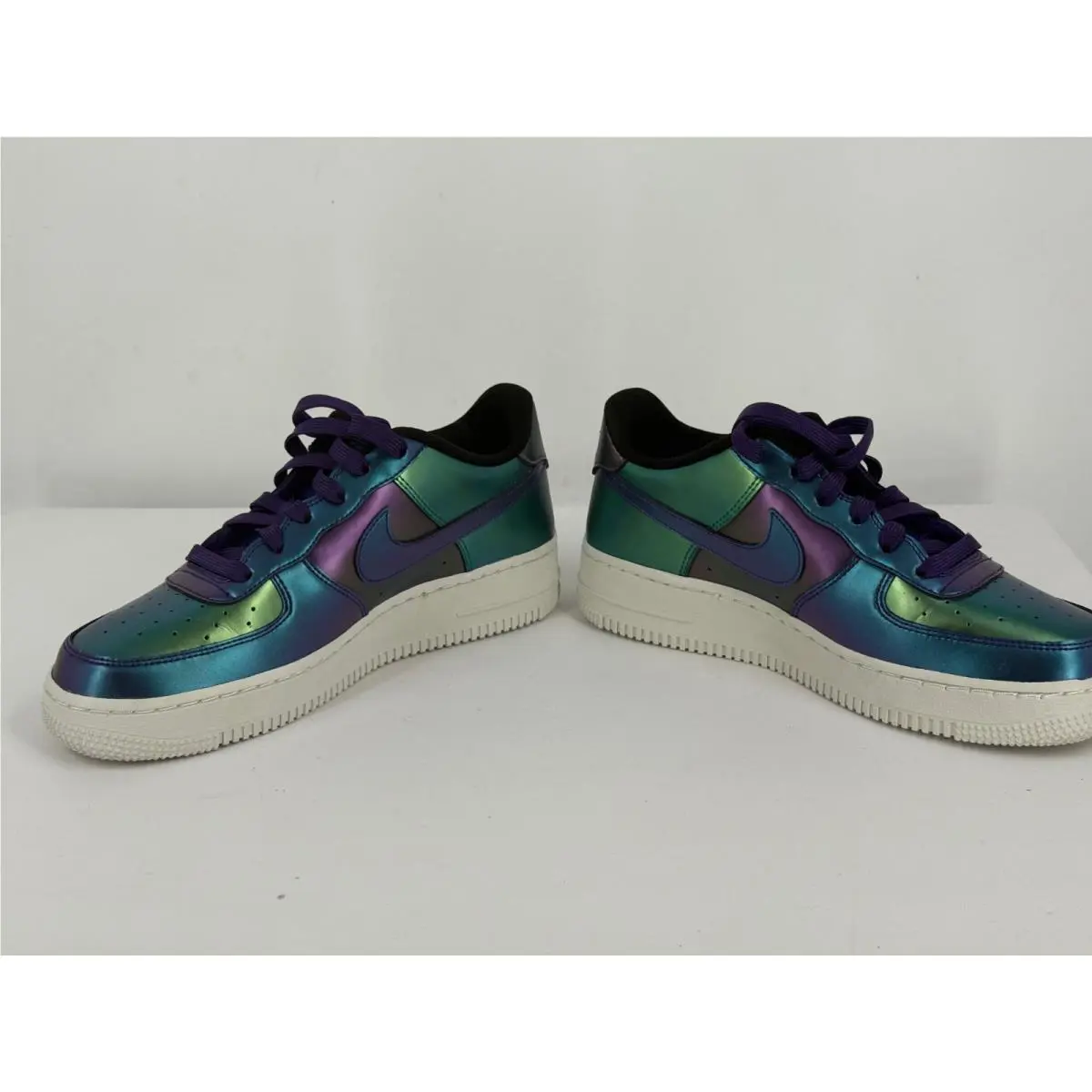 Nike shoes - Nike Air Force 1 Low LV8 GS - Purple/Green 10