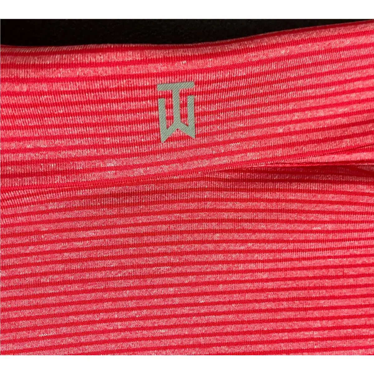 Nike clothing - Tiger Woods Control Stripe Cooling Polo - Sunday Red University Red 3