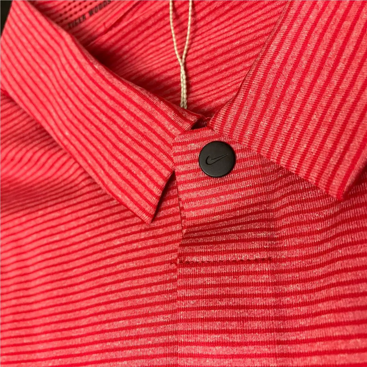 Nike clothing - Tiger Woods Control Stripe Cooling Polo - Sunday Red University Red 5