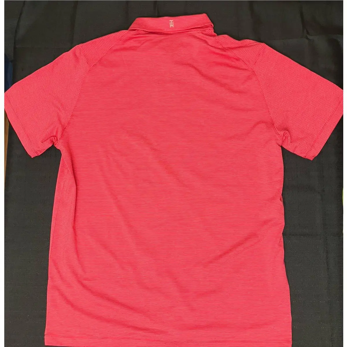 Nike clothing - Tiger Woods Control Stripe Cooling Polo - Sunday Red University Red 6