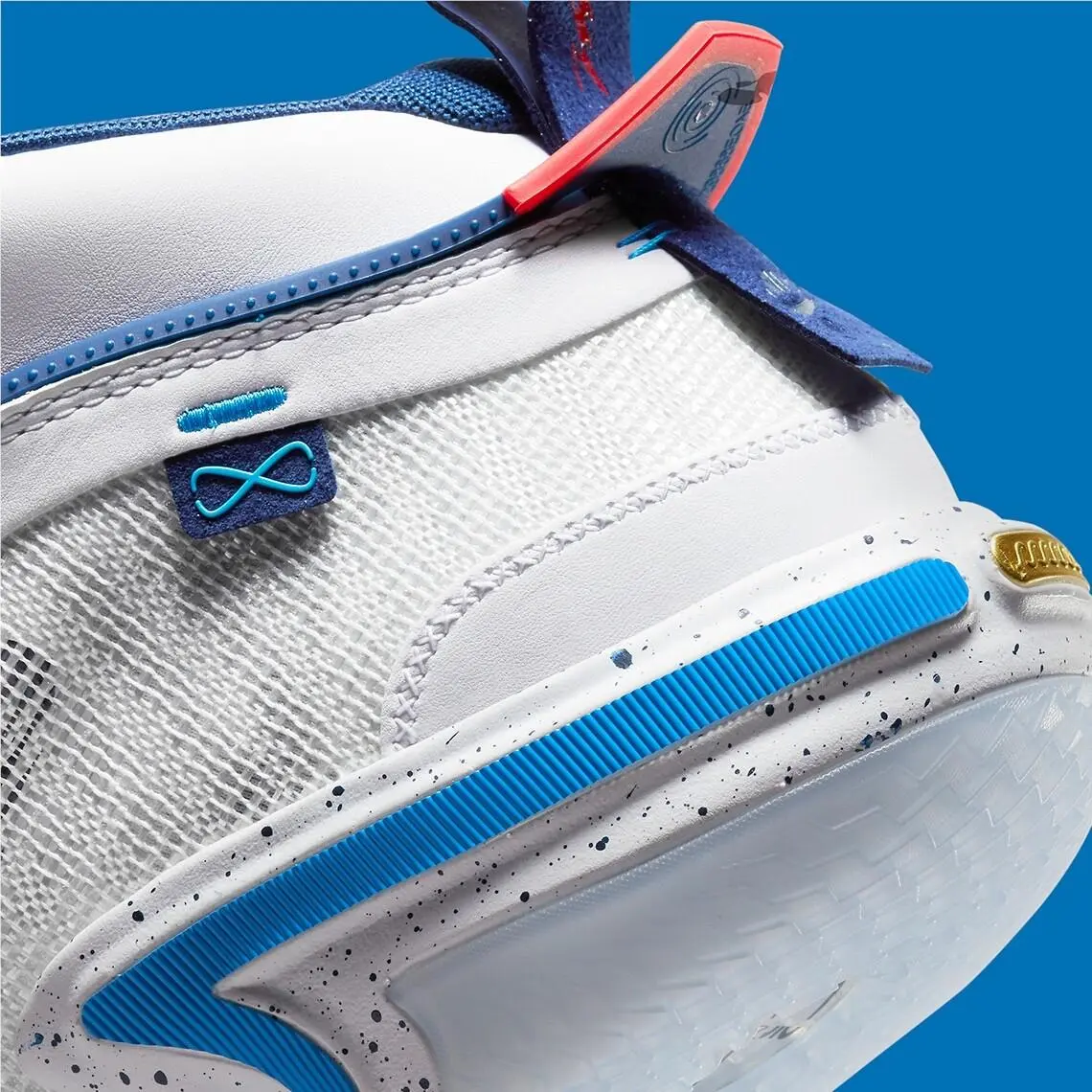 Nike shoes - Air Jordan XXXVI - Air XXXVI - DJ4484-100 - White/Blue Void/Photo Blue/University Red 9