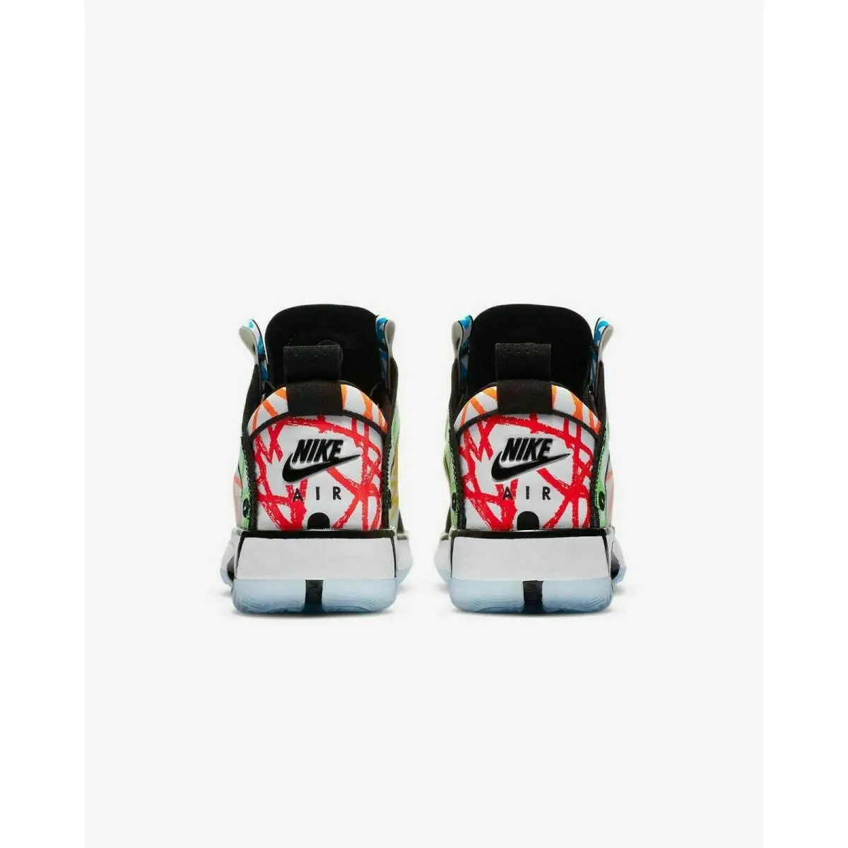 Nike shoes - Air Jordan 34 - Air - DA4450-100 - White/Black/Multi-color, Manufacturer: White/Black/Multi-Color (UPC: 194496800098) 5