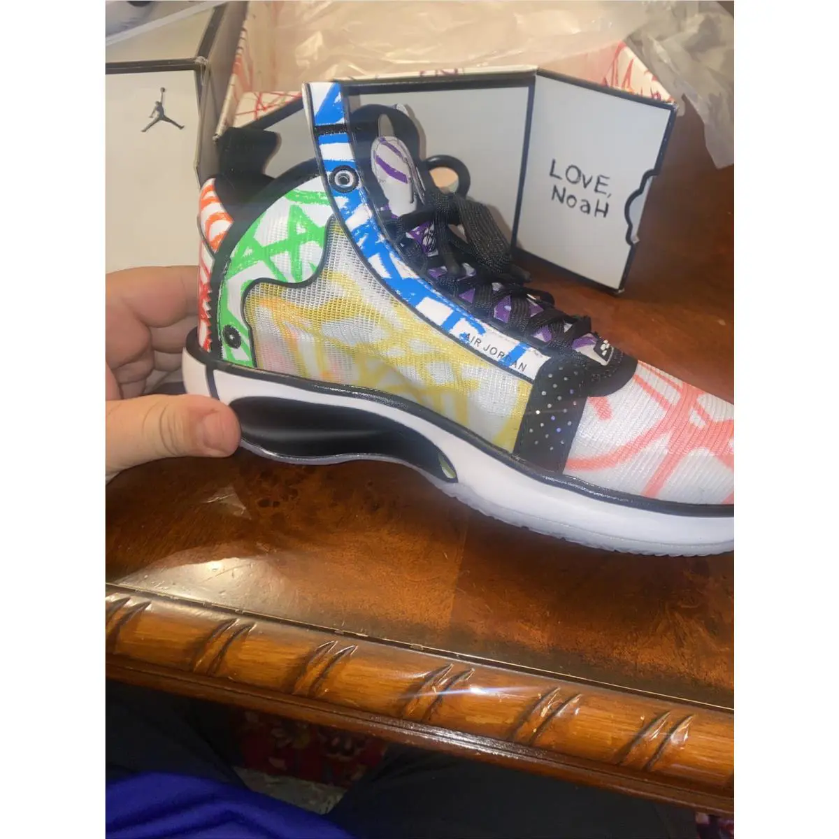 Nike shoes - Air Jordan 34 X Zion Williamson - DA4450-100 - Multicolor (UPC: 194496800043) 8