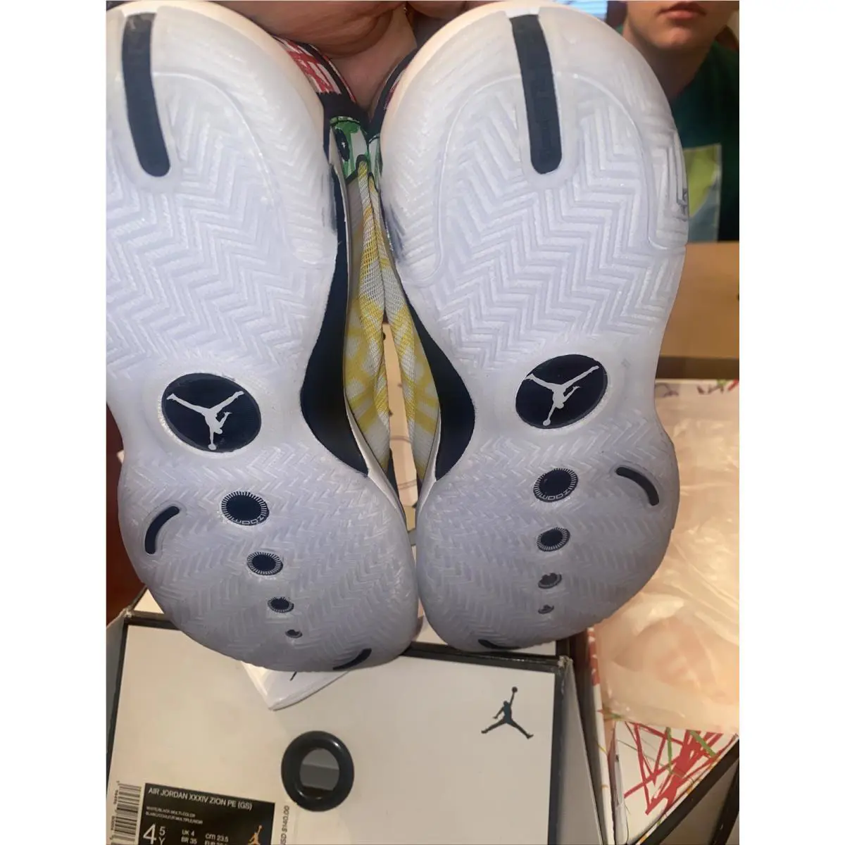 Nike shoes - Air Jordan 34 X Zion Williamson - DA4450-100 - Multicolor (UPC: 194496800043) 6