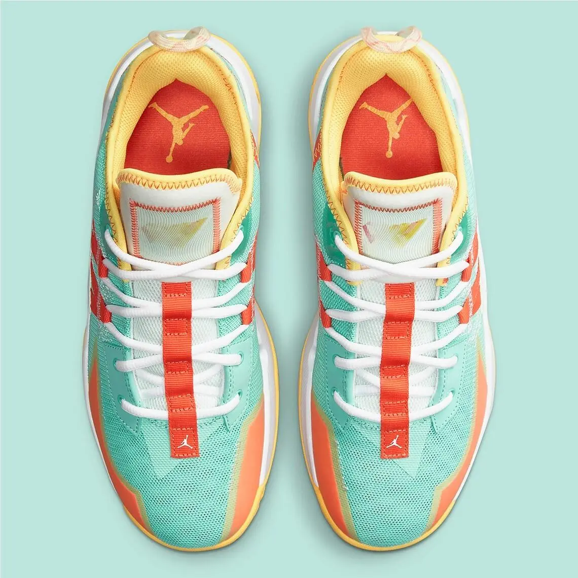 Nike shoes - Jordan One Take II Westbrook - CW2457-300 - Tropical Twist/Citron Pulse/White/Turf Orange (UPC: 00194957142927) 11