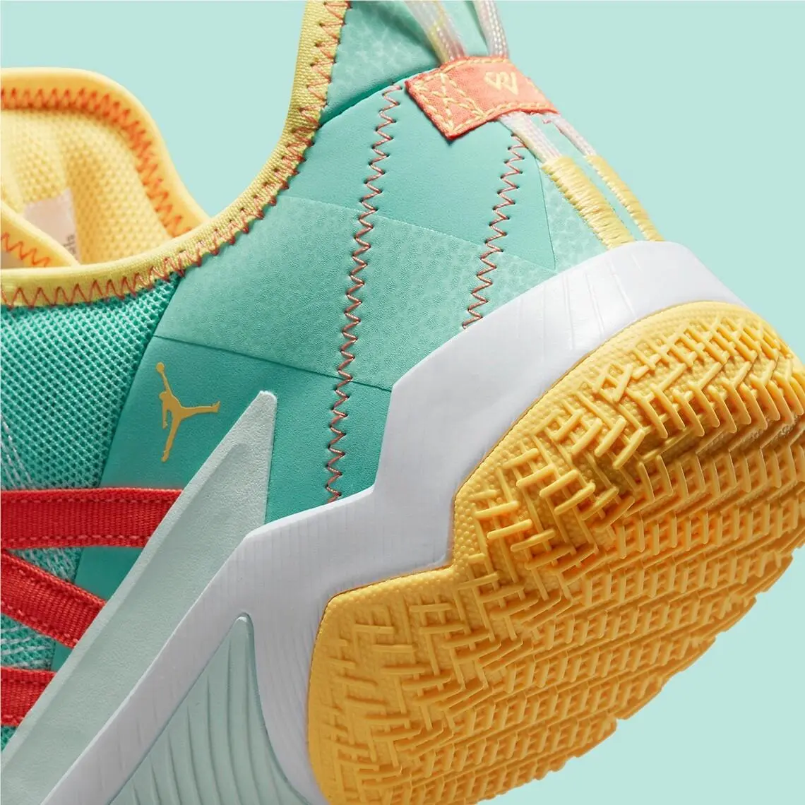 Nike shoes - Jordan One Take II Westbrook - CW2457-300 - Tropical Twist/Citron Pulse/White/Turf Orange (UPC: 00194957142927) 7