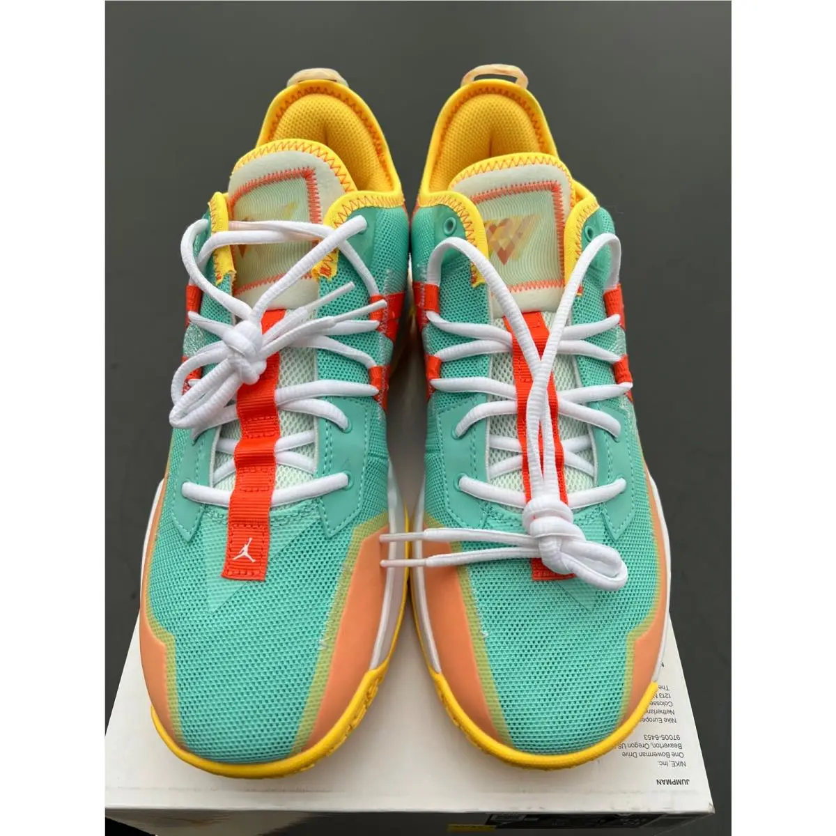 Nike shoes - Jordan One Take II Westbrook - CW2457-300 - Tropical Twist/Citron Pulse/White/Turf Orange (UPC: 00194957142927) 8