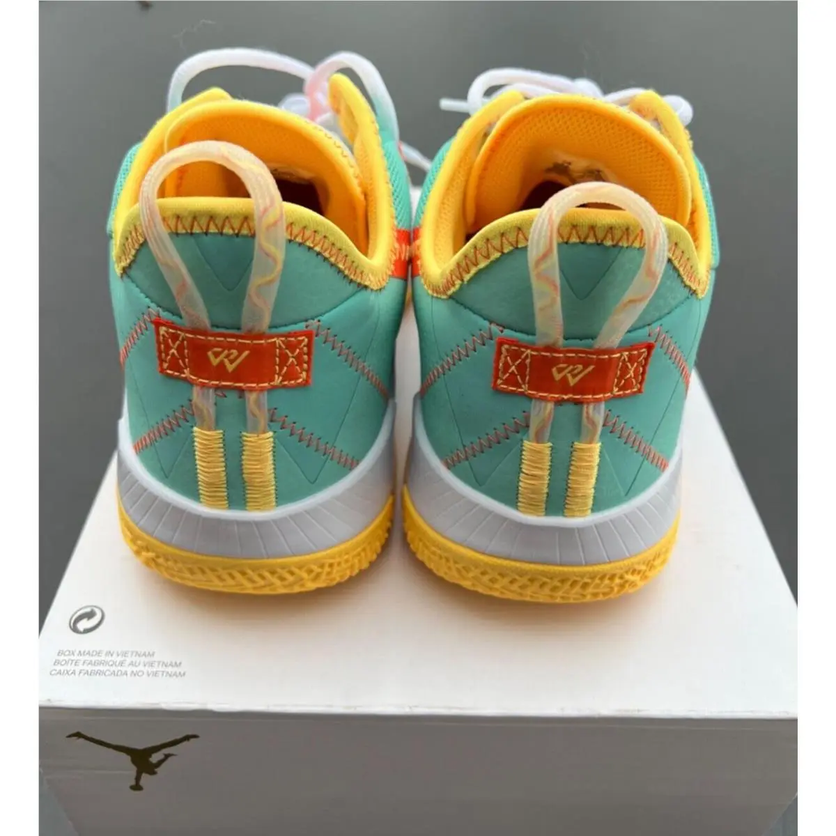 Nike shoes - Jordan One Take II Westbrook - CW2457-300 - Tropical Twist/Citron Pulse/White/Turf Orange (UPC: 00194957142927) 9