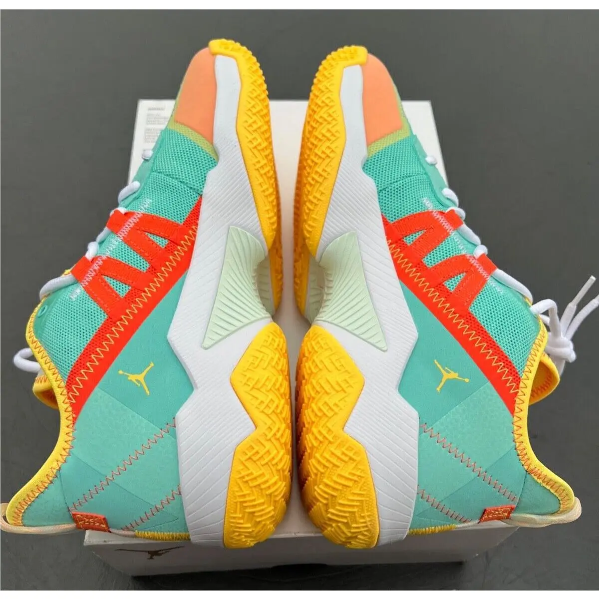 Nike shoes - Jordan One Take II Westbrook - CW2457-300 - Tropical Twist/Citron Pulse/White/Turf Orange (UPC: 00194957142927) 10
