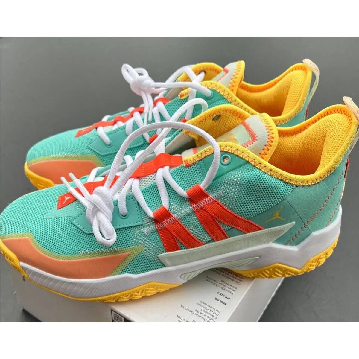 Nike shoes - Jordan One Take II Westbrook - CW2457-300 - Tropical Twist/Citron Pulse/White/Turf Orange (UPC: 00194957142927) 15