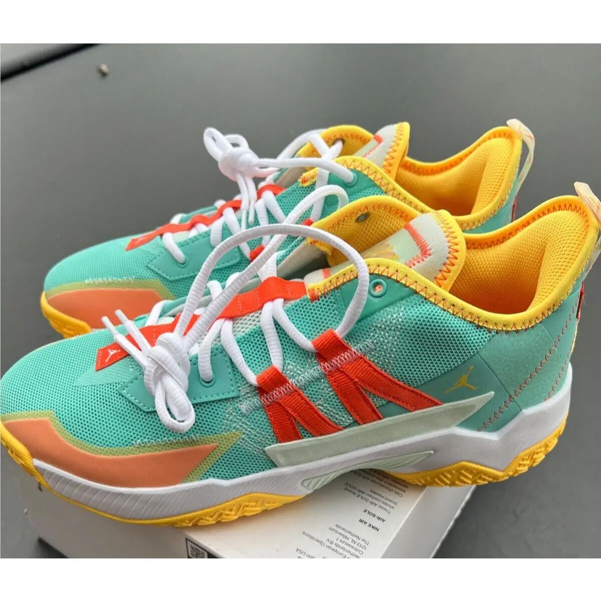 Nike shoes - Jordan One Take II Westbrook - CW2457-300 - Tropical Twist/Citron Pulse/White/Turf Orange (UPC: 00194957142927) 3