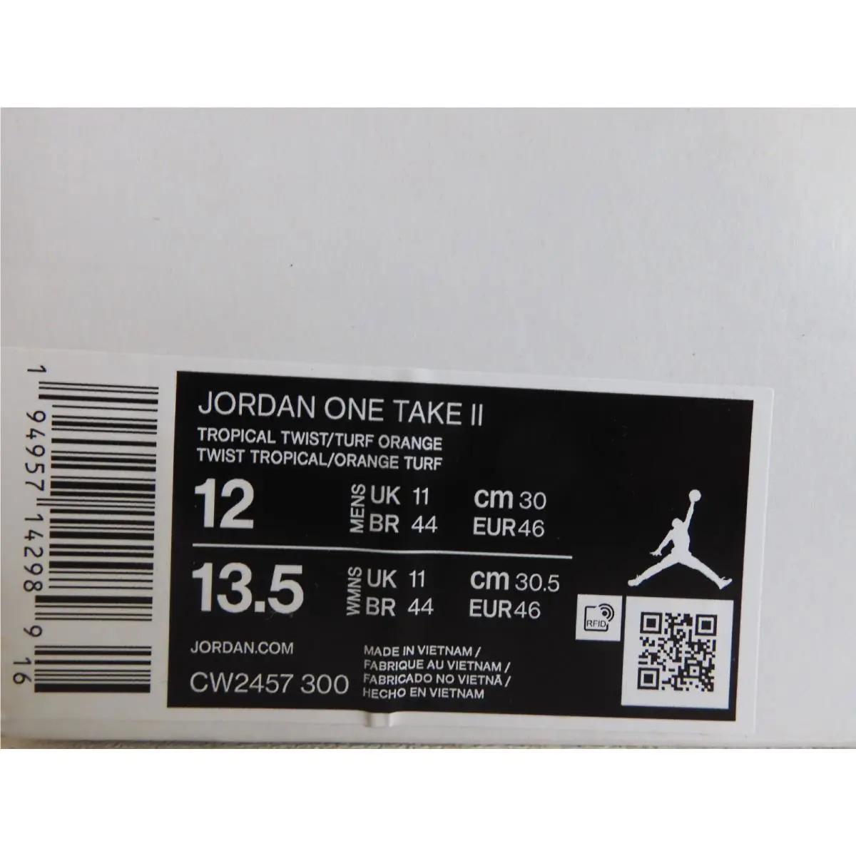 Nike shoes - Air Jordan One Take 2 - CW2457-300 - Green (UPC: 194957142989) 3