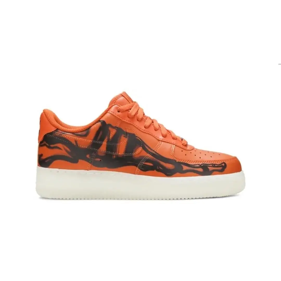Nike Air Force 1 Low `orange Skeleton` CU8067-800 Men`s Size 14