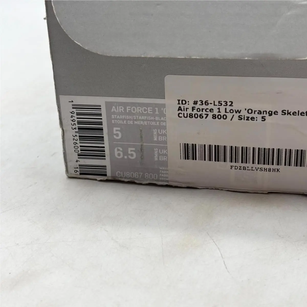 Nike shoes - Nike Air Force 1 Low - CU8067-800 - Orange (UPC: 194953526004) 7