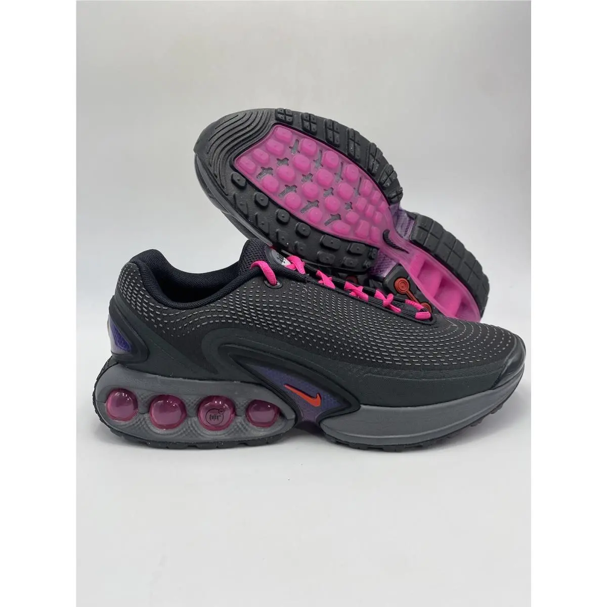 Nike Air Max DN Black Crimson Smoke Grey Shoes DV3337 008 Men`s Size 7