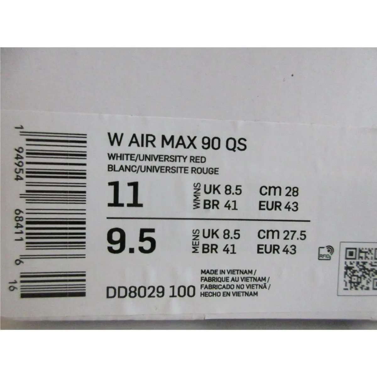 Nike shoes - Nike Air Max 90 - Air Max - White (UPC: 194954684116) 3