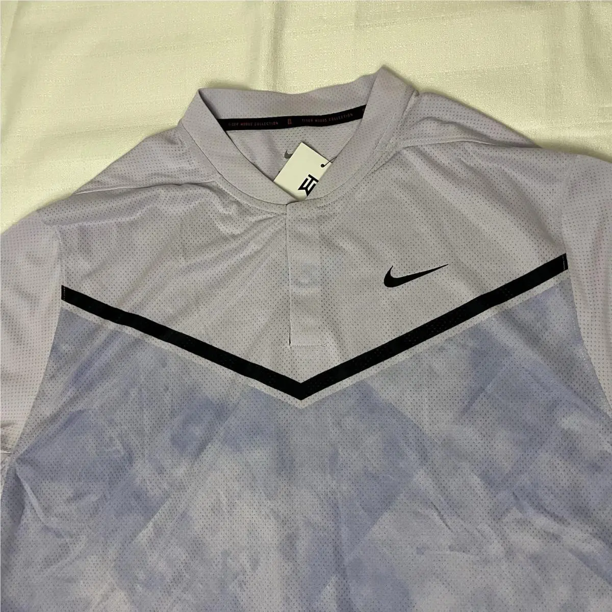 Nike clothing - Tiger Woods ADV Chevron Print Windrunner - Violet Frost Black 0