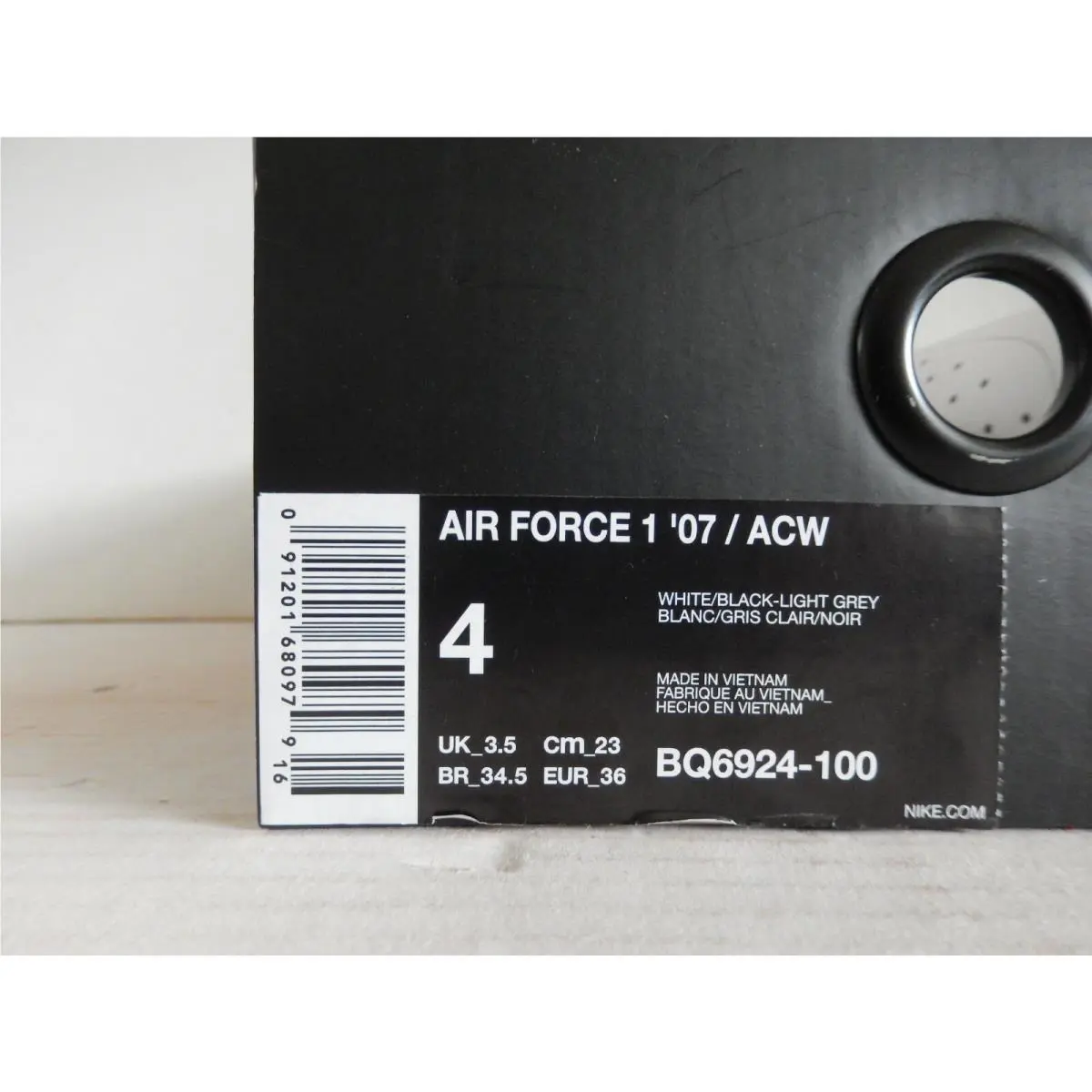 Nike shoes - Nike Air Force 1 - Air Force - BQ6924-100 - White (UPC: 0091201682232) 3