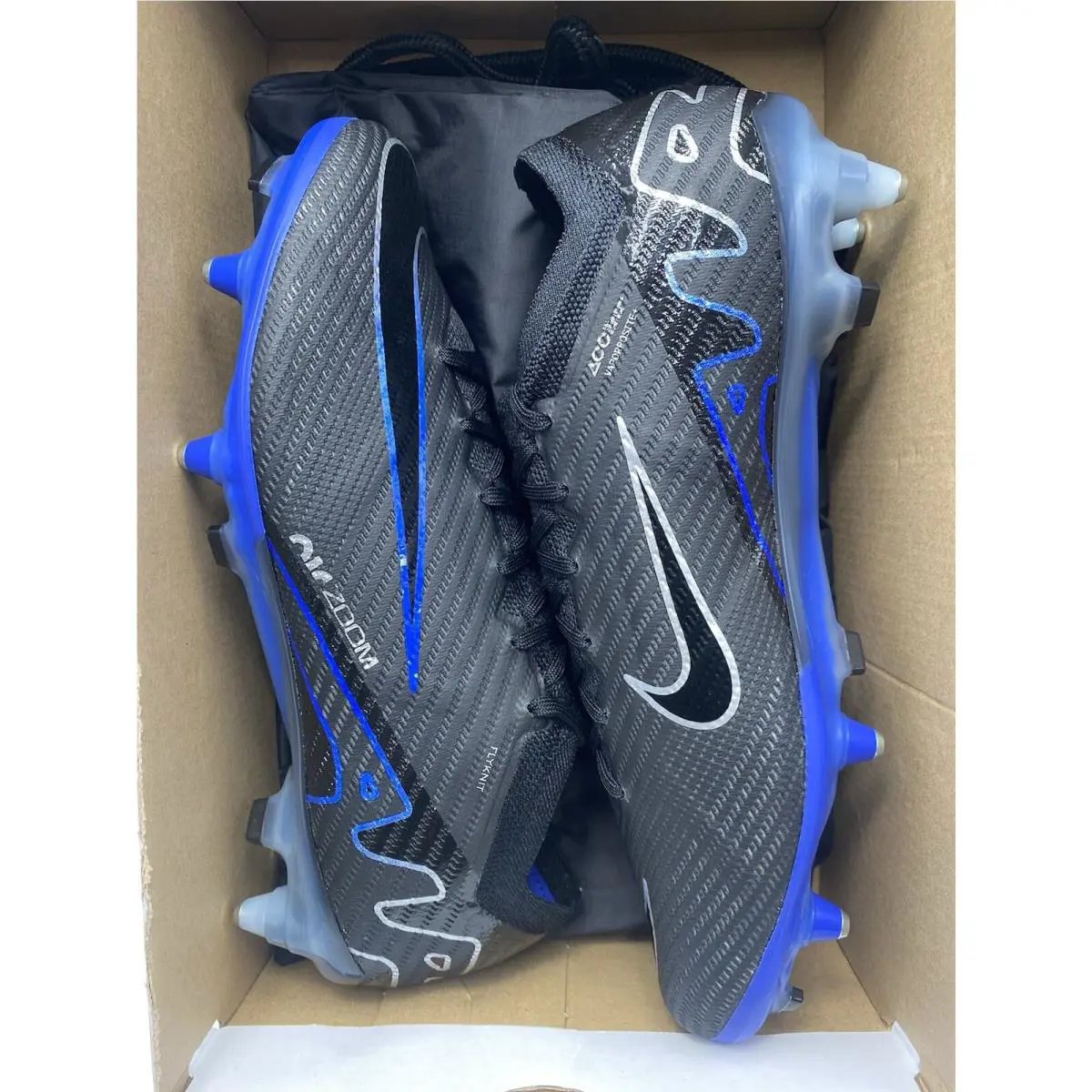 Nike shoes - Nike Zoom Vapor - Zoom Vapor - DJ5168 040 - Black/Chrome-Hyper Royal (UPC: 196608035626) 6
