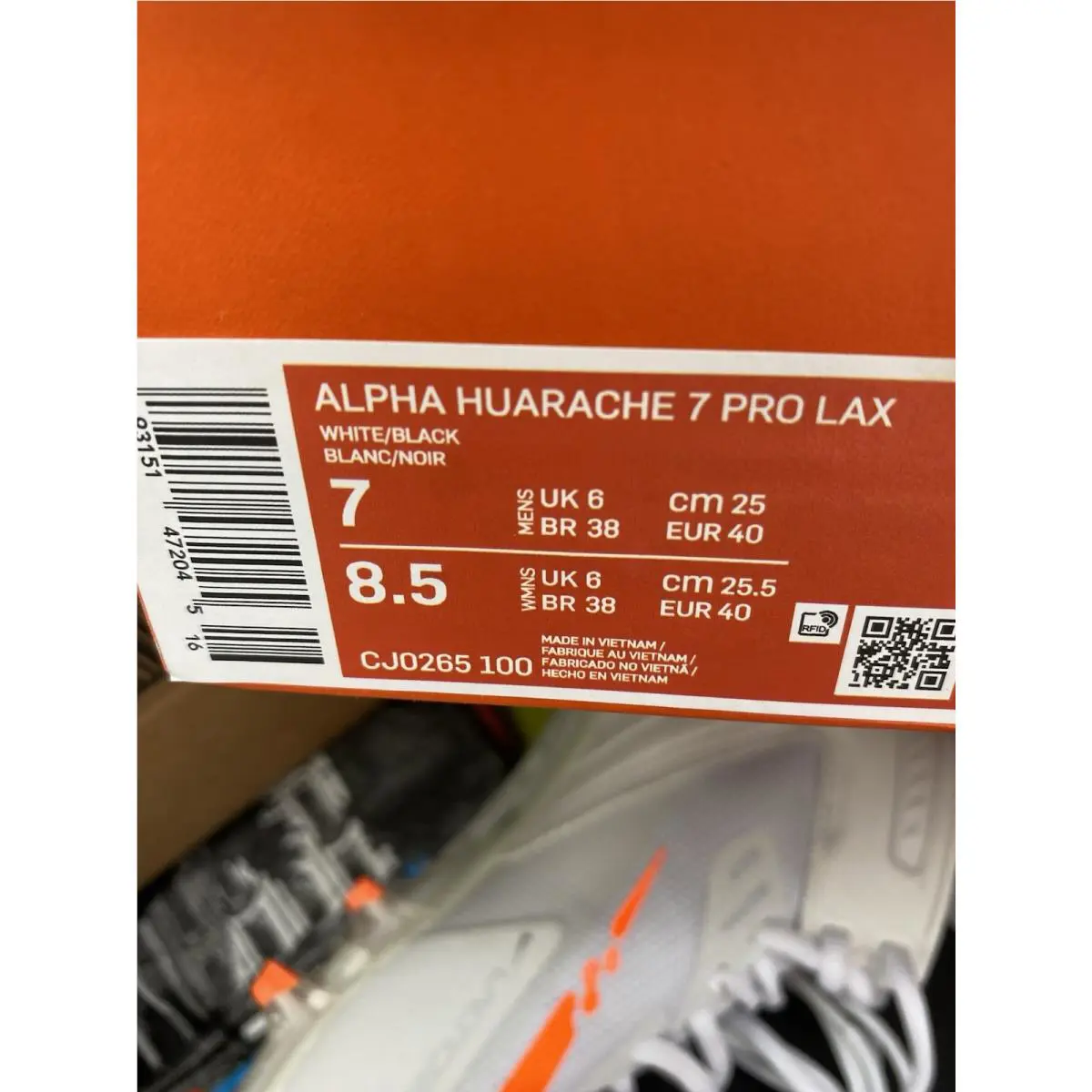 Nike shoes - Nike Alpha Huarache - Alpha Huarache - CJ0265-100 - White 3