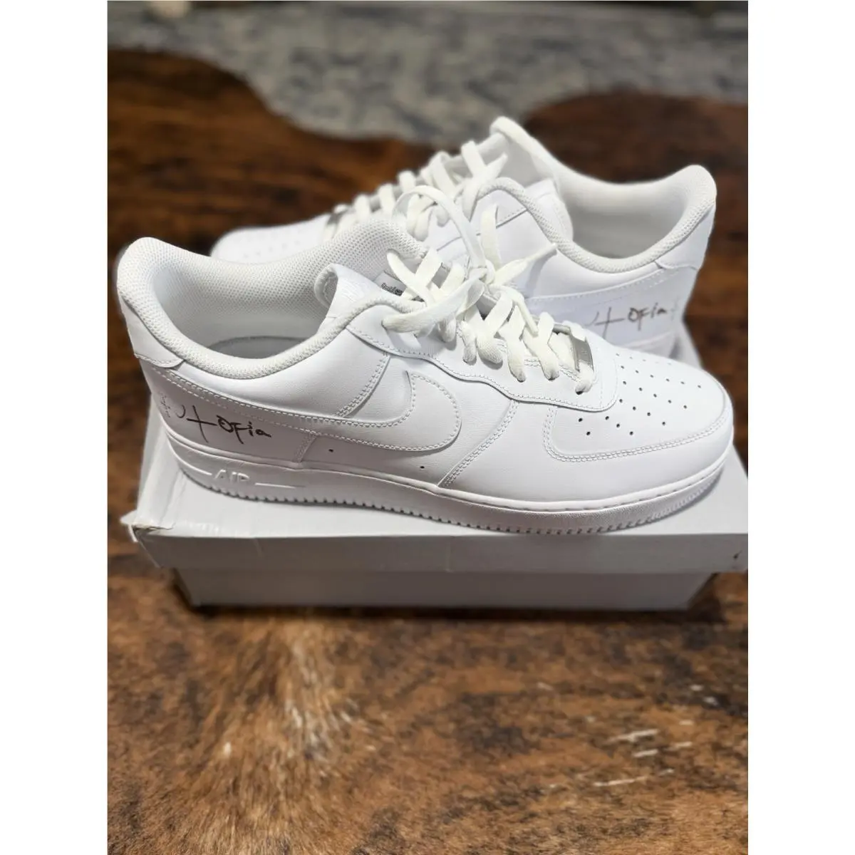 Size 14 - Travis Scott x Nike Air Force 1 Utopia Ones OG - White