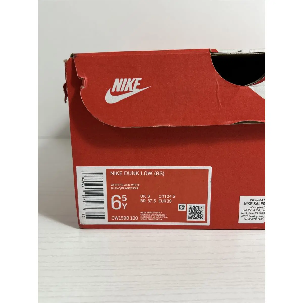 Nike shoes - Nike Dunk Low - Dunk Low - White/Black (UPC: 0194953243123) 4