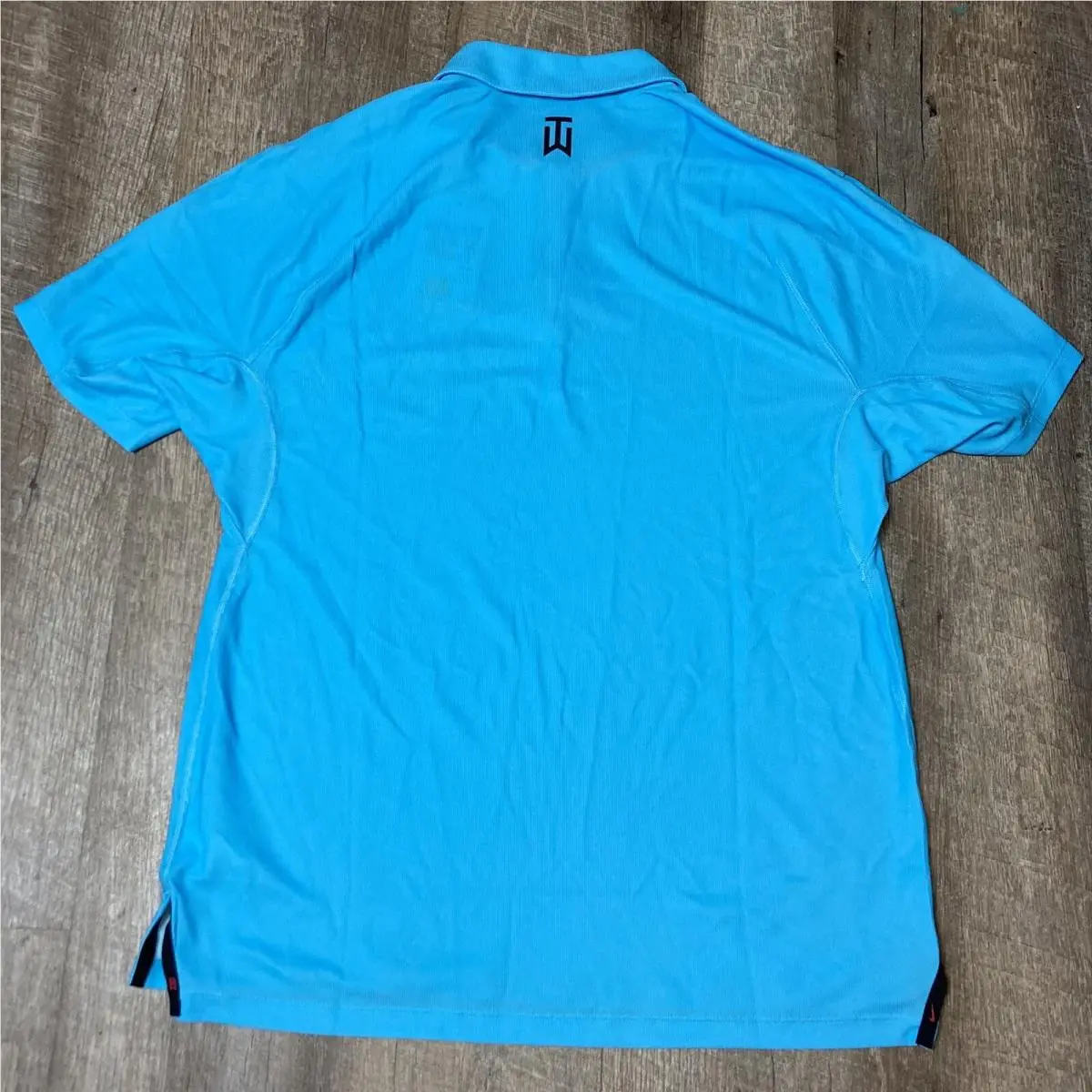 Nike clothing - Tiger Woods Dri Fit ADV Polo - Baltic Blue / Blue Chill / Black 3
