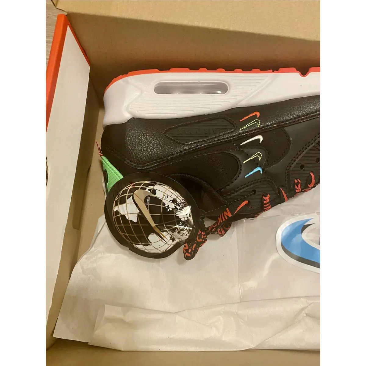 Nike shoes - Nike Air Max 90 - Air Max - CK7069-001 - Black-Flash Crimson, Manufacturer: black/black/flash crimson (UPC: 194493823465) 9