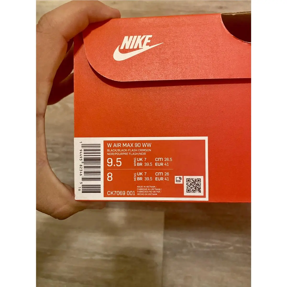 Nike shoes - Nike Air Max 90 - Air Max - CK7069-001 - Black-Flash Crimson, Manufacturer: black/black/flash crimson (UPC: 194493823465) 10