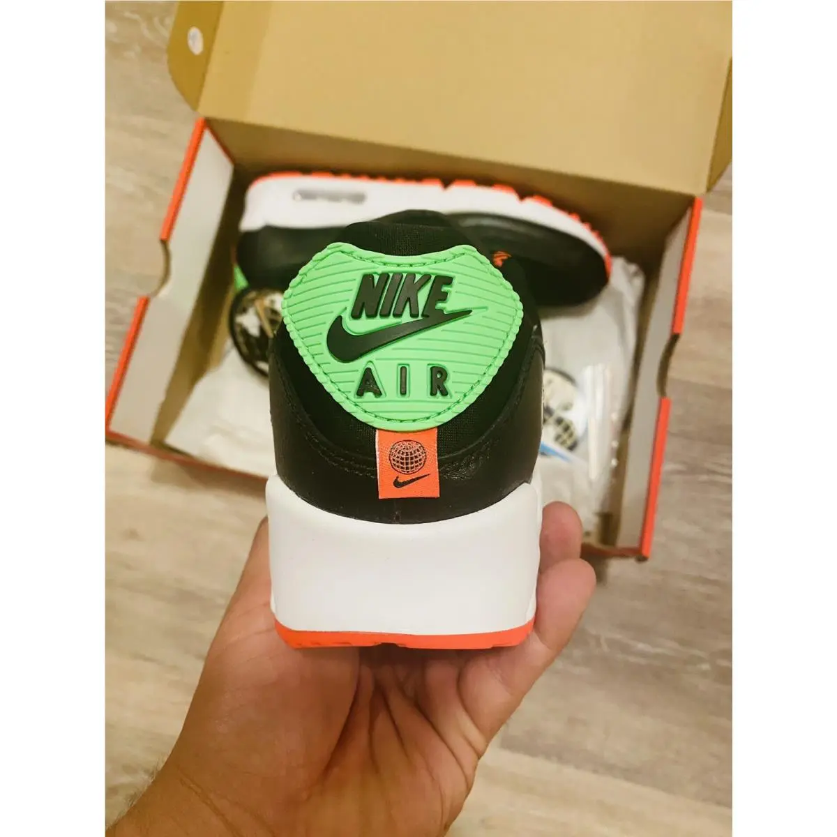 Nike shoes - Nike Air Max 90 - Air Max - CK7069-001 - Black-Flash Crimson, Manufacturer: black/black/flash crimson (UPC: 194493823465) 0